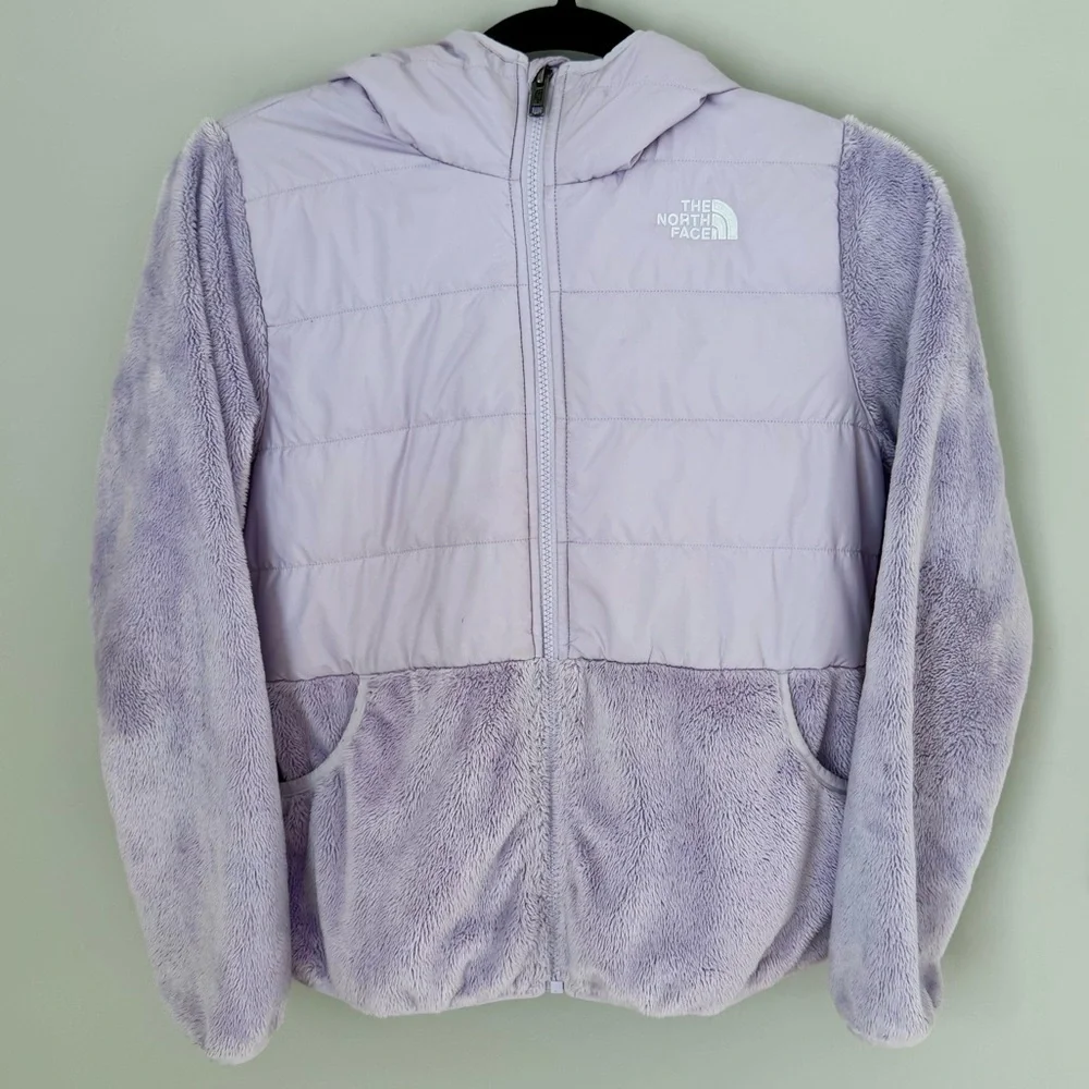 The North Face Girls' Sherpa Ny-Ion Mashup Jacket - Lavender Fog XL 14/16